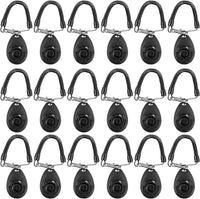 Frienda 18 Pcs Dog Training Clicker with Wrist Strap for Pets - Black