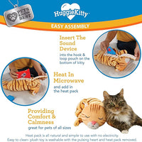 Pets Know Best HuggieKitty | Comfort Purring Companion with Heartbeat Sleep Aide for Cats & Kittens, Heating for Calming Relief, Carrier & Behavioral Training Essential, Breeds, Orange