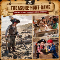 Hicarer metal pirate coins, 35 Spanish doubloon replicas in bronze, gold and silver - view 6