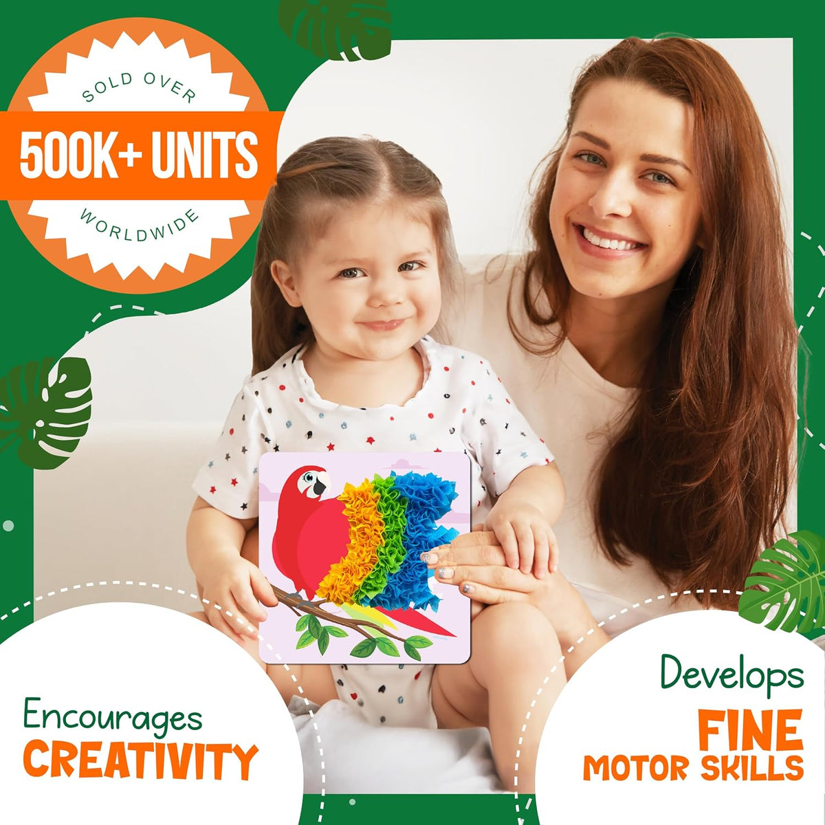 Jackinthebox Poke Art Magical Flower Pressing Craft Kit for Girls - Animals - image 3