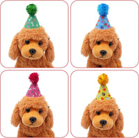 6PCS Dog Birthday Party Hats Felt for Small Medium Dogs Paw Bone – Essentials for Dogs - Party Hat / Mini - image 2