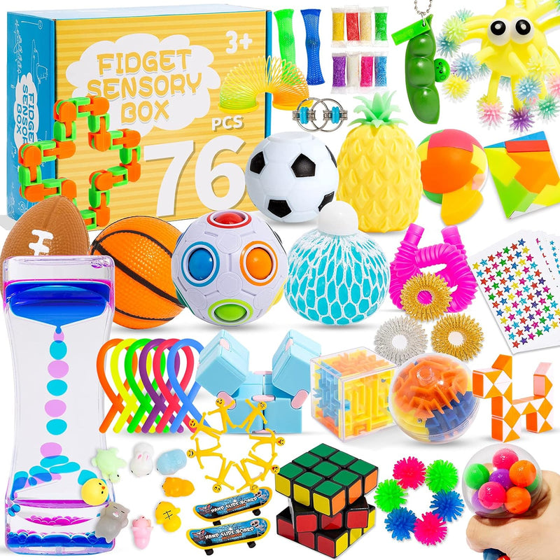 76 Pack Sensory Fidget Toys Set
