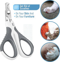 Mr. Pen Cat Nail Trimmer - White & Gray, Cat & Dog Nail Clipper, Kitten & Small Dog Claw Trimmer