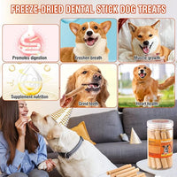 Salmon Sticks for Dogs,Real Salmon and Carrots,Easily Digestible,High Protein Dog Treat,Freshens Breath Healthy,for All Breeds (100g)