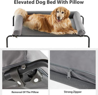 RRPETHOME Elevated Cooling Dog Cot 43x31" - Grey / 43.0"L x 31.0"W x 8.0"Th - image 4