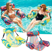 Inflatable Pool Floats Chair - Yellow & Red