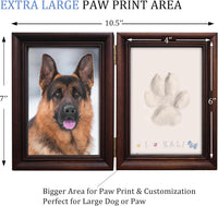 MYPAWLETS Clay Paw Print Kit for Dog Cat - Medium-Large Espresso - image 2
