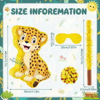 Lewtemi Robot Piñatas Birthday Party Favor - Leopard Style - image 3