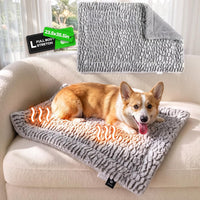 Mora Pets Self Warming Cat Bed Self Heating Cat Pad Pet Mat Indoor - A: Light Grey / Large