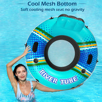 Jasonwell Inflatable River Tube Float - Large / Cyan - image 4