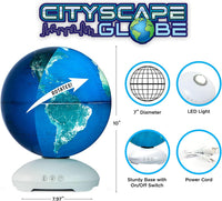 USA Toyz Illuminated World Globe with Stand - 7.9" Diameter - image 4