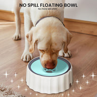 9.1" X 3.5" Dog Water Bowl No Spill 70oz/2L Large Capacity Dispenser - Green - image 4