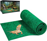 47" x 24" Large Reptile Carpet Terrarium Liner Bedding Reptile - Green