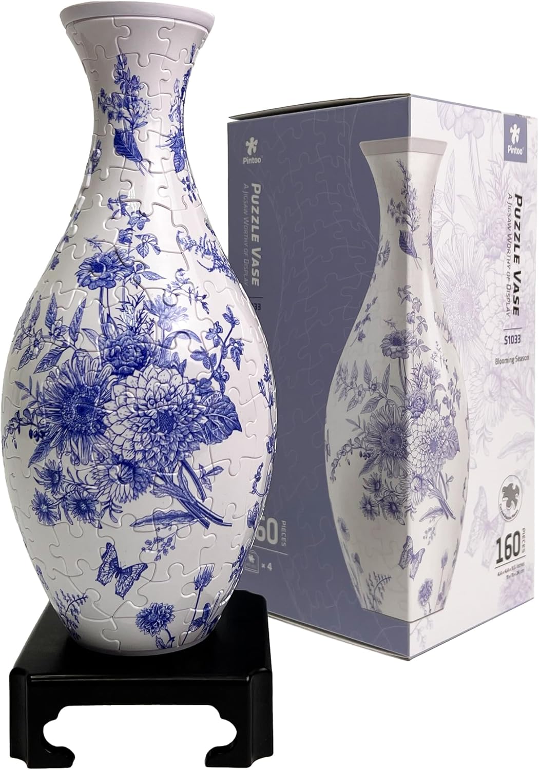 Pintoo Unique 3D Puzzle Vase for Adults - Blooming Season / 160