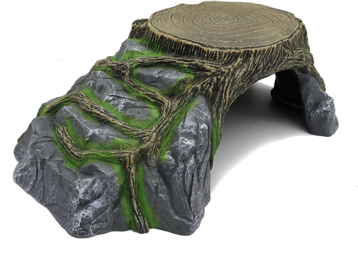 Extra Large Resin Reptile Hideouts Cave Habitat Decor – Essentials for Reptiles And Amphibians - C- Extra Large
