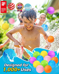 Tlitlimom 16Pcs Reusable Water Bomb Balloons - 12Pack - image 2