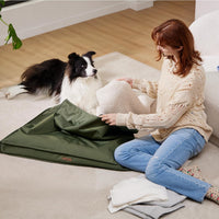 LE SURE Waterproof Dog Bed Cover Replacement - X-Large / Olive Green-Water resistant / Oxford fabric - image 2
