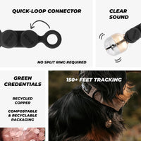 Beau's Bells V2 | Cat & Dog Collar Bells with New Quick Loop Easy Release Clip | Handmade Copper | - Single Bell / Medium - image 2