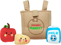 Baby Starters My First Golf plush play set in blue stripe with fabric bag, club, ball and flag - view 5
