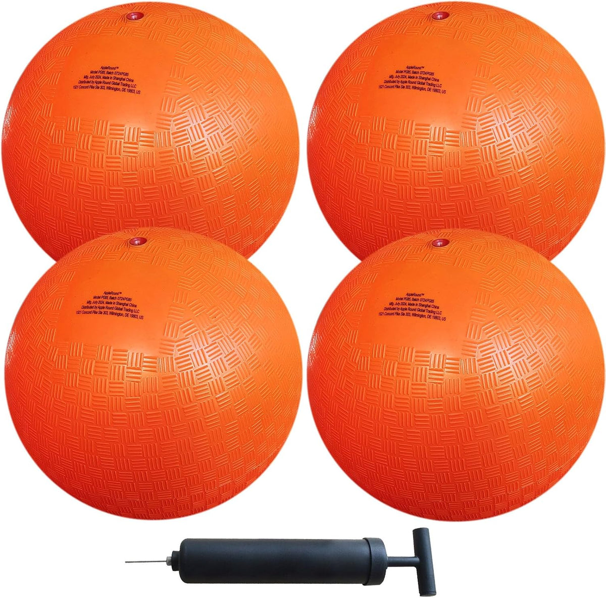 AppleRound 8.5-inch Dodgeball Playground Balls - Orange
