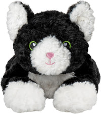 Bunny Microwavable & Weighted Stuffed Animals - Tuxedo Cat (Lying Down)