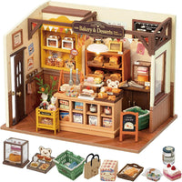 Rolife Bakery Shop DIY Miniature Dollhouse Kit Creative Gift - Becka's Bakery