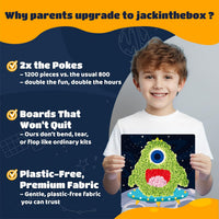 Jackinthebox Poke Art Magical Flower Pressing Craft Kit for Girls - Space - image 4