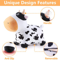 Bouncy Pals Bull Hopping Horse - Dairy Cow - image 3
