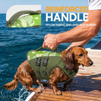 Dog Life Jacket Medium,Ripstop Dog Flotation Vest for Medium Dogs – Essentials for Dogs - XX-Large / Green Camouflage - image 4