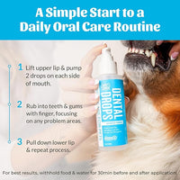 SKOUT'S HONOR Advanced Dental Drops - Fights Plaque and Tartar, Freshens Breath Fast, No Brushing Required, 4oz, 2-Pack