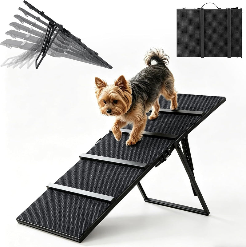 Metal Dog Ramp for Couch, Foldable Pet Ramp for Small Dogs – Essentials for Dogs