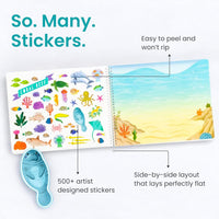 Cupkin Animal Habitats Sticker Book, 12 Coloring & Activity - Animal Habitats - image 2