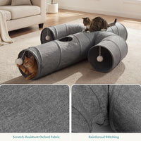 Ownpets Cactus Cat Tunnel 12" with Peek Holes for Indoor Large Cat - Cactus Shape / 10 Inches in Diameter - image 4
