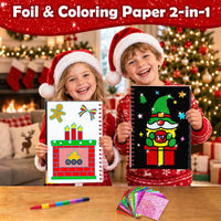 FUNNYB&G Foil Art Craft Kit for Kids - Christmas - image 2