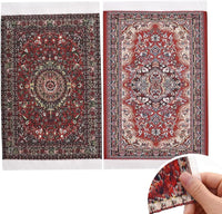 iLAND Miniature Dollhouse Accessories of Carpet for Dollhouse - 2pcs Love