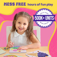 Jackinthebox Poke Art Magical Flower Pressing Craft Kit for Girls - Candyland - image 4