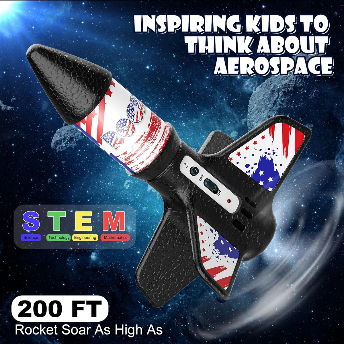 Mafbeanl Rocket Launcher for Kids - Flag - image 3