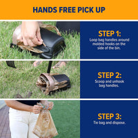Arm and Hammer Heavy Duty Dog Waste Bags, Swivel Bin Rake Refill - 1 Count (Pack of 40) - image 4