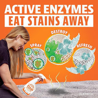 ANGRY ORANGE Cat Urine Odor Eliminator & Stain Remover, Pet-Friendly Deodorizer