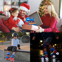 Kids Roller Skates for Boys - Star Blue / Small(10C-13C) - image 4