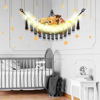 CERETIA Stuffed Animal Hammock Large Corner Plushie Net Storage - Black / Jumbo-(Package of 1) - image 2