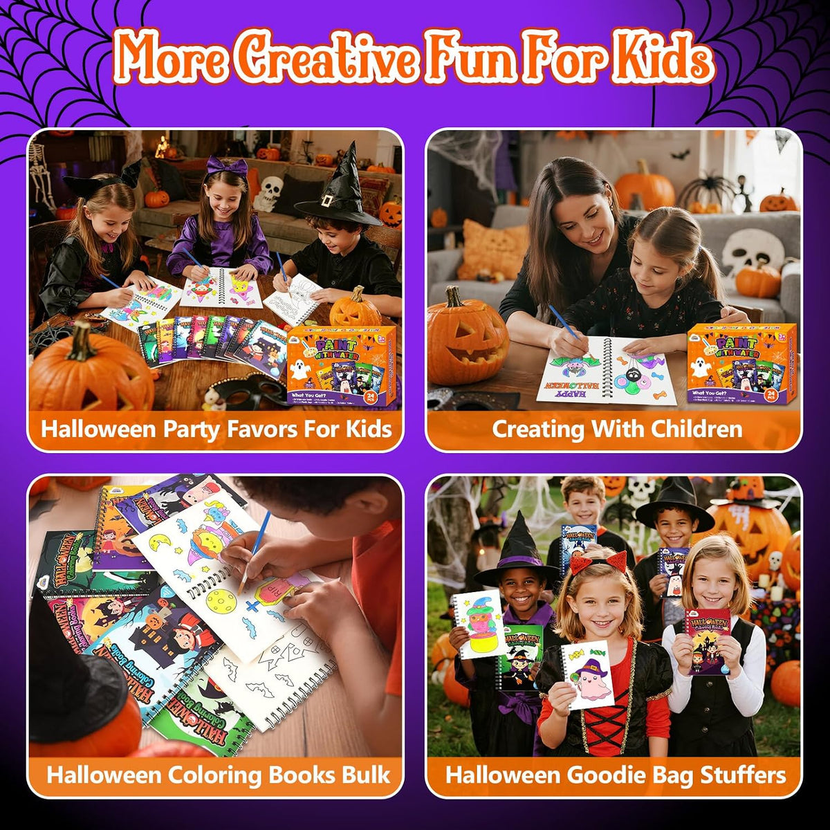 ZMLM 24 Pack Coloring Books - Halloween - image 4