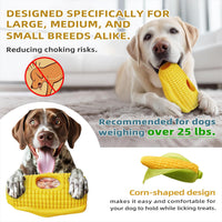 Durable Dog Puzzle Toy for Medium/Large Dogs – Essentials for Dogs - Yellow Brown / Corn & Tree stump - image 4