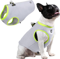 JUXZH Dog Cooling Vest, Evaporative Cooling Jacket Orange - Green / X-Large (Chest 28.4-32.3")