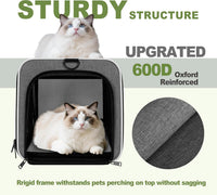 Cat Carrier 18x11x11 Top Load - Grey / 18.0"L x 11.0"W x 11.0"H - image 4