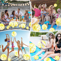 Sratte clear inflatable beach balls in 24, 16 and 5 inch sizes - view 19