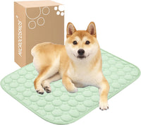 MICROCOSMOS Summer Cooling Mat & Sleeping Pad - 24" x 18" / Green