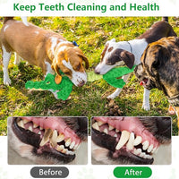 Large Squeaky Alligator Dog Toys, Interactive Puppy Toys with Crinkle Paper, Pull Tug of War Dog Toy, Plush Dog Chew Toys for Small, Medium, Large Breed
