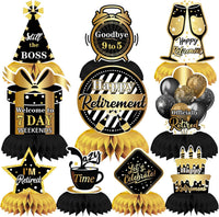 10 Pcs Retirement Party Decorations - Retirement Style