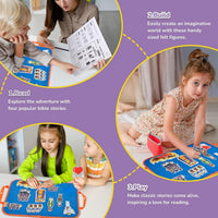 CHEFAN Noah's Ark Felt Board Bible Stories - Prophet Jeremiah & Other 3 Bible Stories Set - image 4